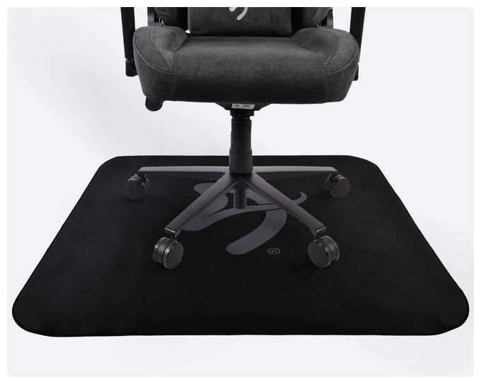 Stuhlmatte  Tona Bodenschutzmatte (Schwarz, Grau) 