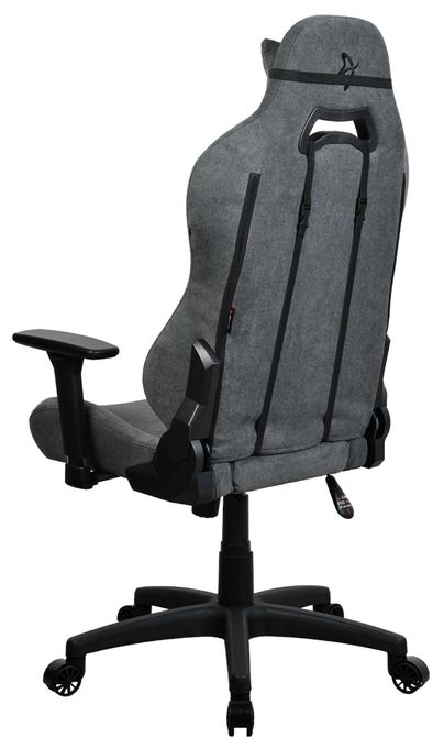Gamingstuhl bis 120 kg (Grau) Torretta Soft Fabric 