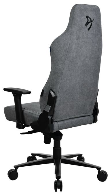 Gamingstuhl bis 145 kg (Grau) Vernazza Soft Fabric 