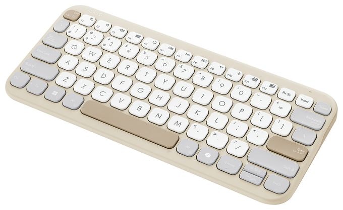 Home Tastatur Bluetooth  KW100 (Beige, Grau, Weiß) 