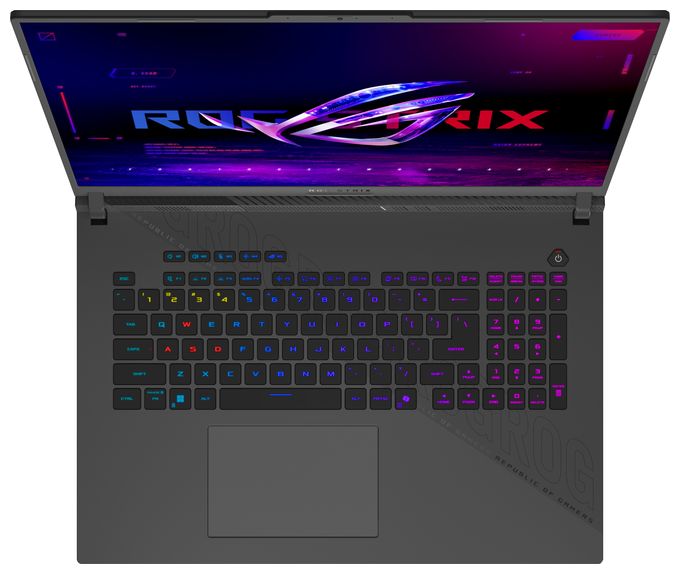 WUXGA Notebook 45,7 cm (18 Zoll) 1920 x 1200 Pixel 32 GB Ram 1 TB SSD Windows 11 Home AMD Ryzen 9 max. 5,3 GHz NVIDIA GeForce RTX 5070  ROG Strix G18 G814PP-S8014W (Schwarz, Grau) 