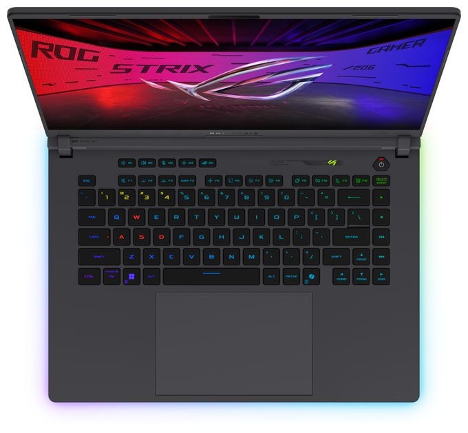 WQXGA Notebook 40,6 cm (16 Zoll) 2560 x 1600 Pixel 1 TB SSD Windows 11 Home Intel Core Ultra 7 max. 5,2 GHz  ROG Strix G615LR-S5177W (Grau) 