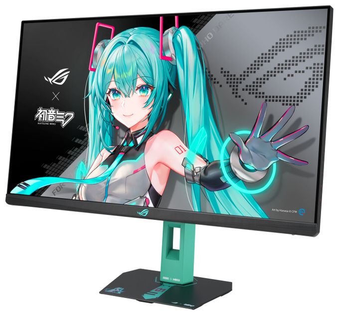 Quad HD Monitor 68,6 cm (27 Zoll) 16:9 1 ms 400 cd/m²  ROG Strix XG27ACMEG-G Hatsune Miku Edition (Mehrfarbig) 
