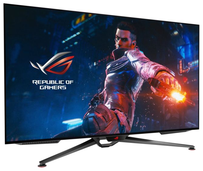 4K Ultra HD Monitor 120,7 cm (47.5") 16:9 0,1 ms 450 cd/m²  ROG Swift OLED PG48UQ (Schwarz) 