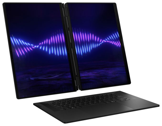 2K Ultra HD Notebook 40,6 cm (16 Zoll) 2880 x 1800 Pixel 2 TB SSD Windows 11 Home Intel Core Ultra 9 max. 4,9 GHz  ROG Zephyrus Duo GX651AX-SR004W (Grau) 