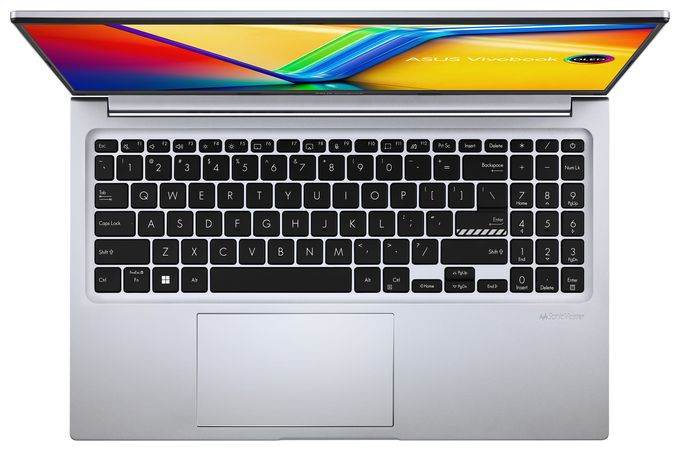 2K Ultra HD Notebook 39,6 cm (15.6 Zoll) 2880 x 1620 Pixel 512 GB SSD Intel® Core™ i9 max. 5,4 GHz  Vivobook 15 Oled X1505VA-MA921 (Silber) 