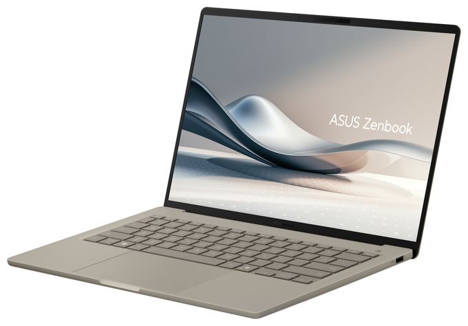 WUXGA Notebook 35,6 cm (14 Zoll) 1920 x 1200 Pixel 1 TB SSD Windows 11 Home Qualcomm Snapdragon max. 3 GHz  Zenbook A UX3407QA-QD305W Copilot+ PC (Beige) 