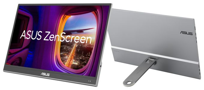 Full HD Monitor 39,6 cm (15.6 Zoll) 16:9 1 ms 400 cd/m²  ZenScreen OLED MQ16AHE (Silber) 