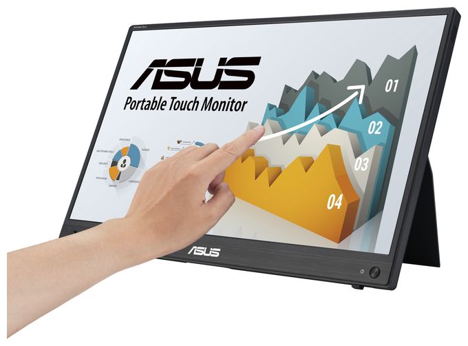 Full HD Monitor 39,6 cm (15.6 Zoll) 16:9 5 ms 250 cd/m²  ZenScreen Touch MB16AHT (Schwarz) 