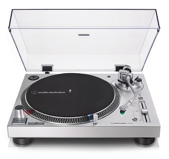 Plattenspieler mit Direktantrieb  AT-LP120XUSB (Silber) 