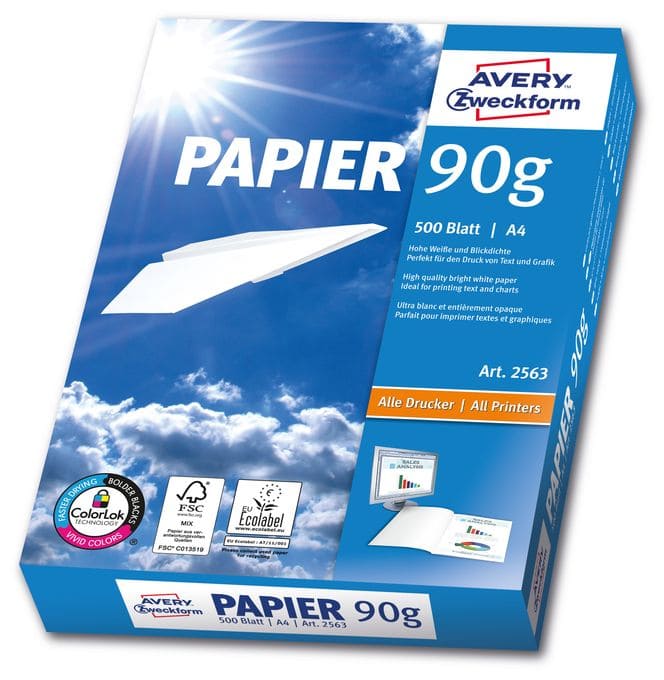 Format Papier A4 90 g/m² 500 Sheets 