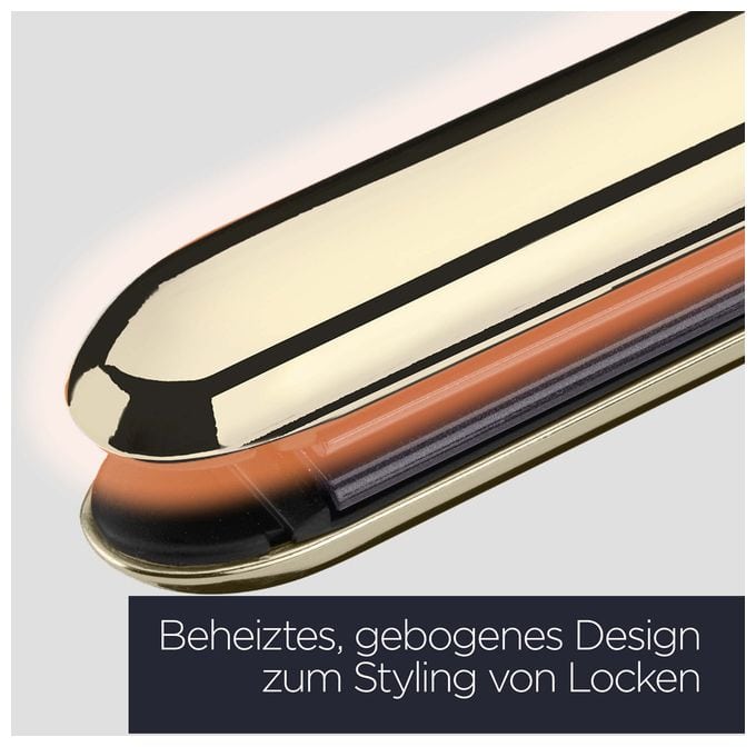 Haarglätter  ST484E Black Onyx (Schwarz, Gold) 