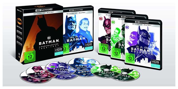 Batman 1-4 (4K Ultra HD BLU-RAY + BLU-RAY) 