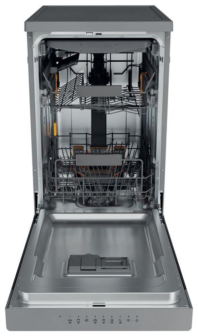45 cm Geschirrspüler freistehend Sehr leise 11 Maßgedecke ActiveDry BK6FC11BS7A0X 