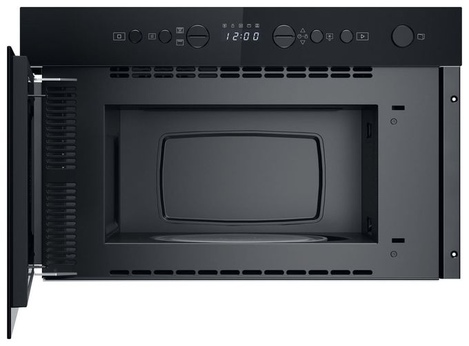 Einbau-Mikrowelle 750 W Größe: mittel 4 Stufen Grill (Schwarz) BMN14BK 