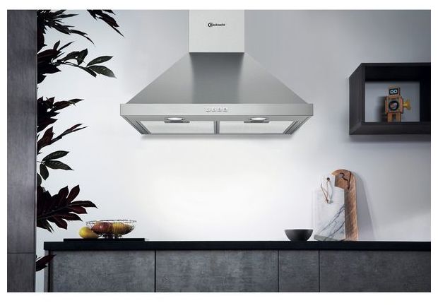 Abluft/Umluft Dunstabzugshaube/Esse Wand 60 cm (Edelstahl) DBHPN65 LMX/1 