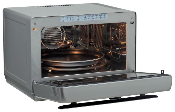 Freistehende Mikrowelle 1000 W Größe: groß Dampfgaren Grill  MW179IN (Edelstahl) 