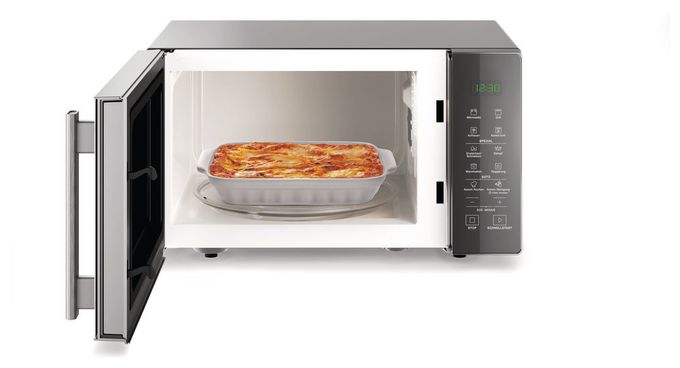 Standgeräte Solo 900 W Größe: mittel 7 Stufen Dampfgaren Grill  MW254SM (Schwarz) 