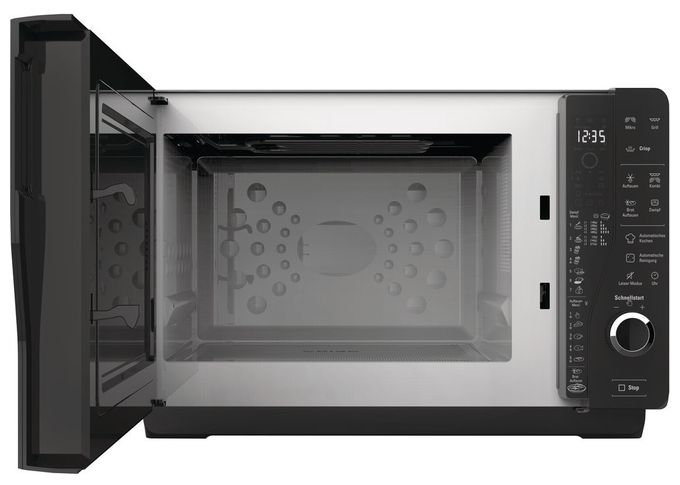 Standgeräte Solo 800 W Größe: mittel 7 Stufen Dampfgaren Grill  MW427L (Schwarz, Grau) 