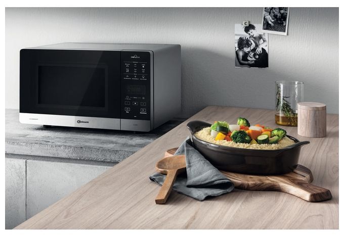 Standgeräte Solo 800 W Größe: mittel 6 Stufen Grill  MW45SL (Schwarz, Silber) 