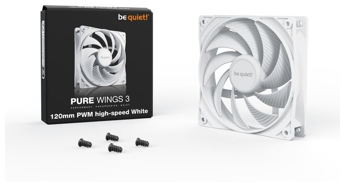 Pure Wings 3 120mm PWM high-speed White 