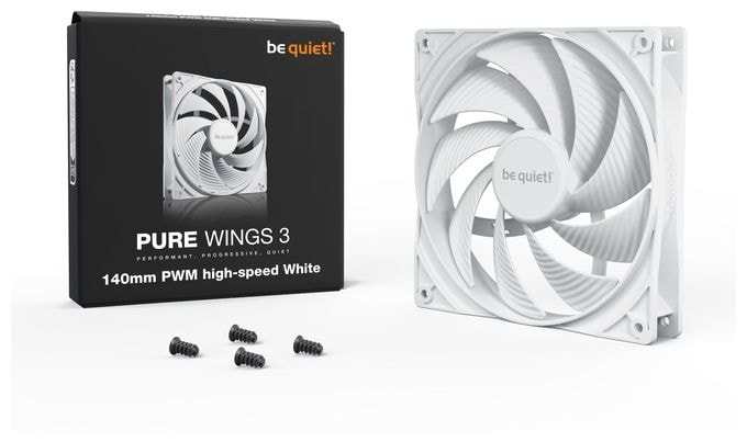 Pure Wings 3 140mm PWM high-speed White 