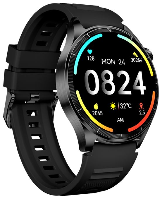 Smartwatch Rund IP67  301 (Schwarz) 