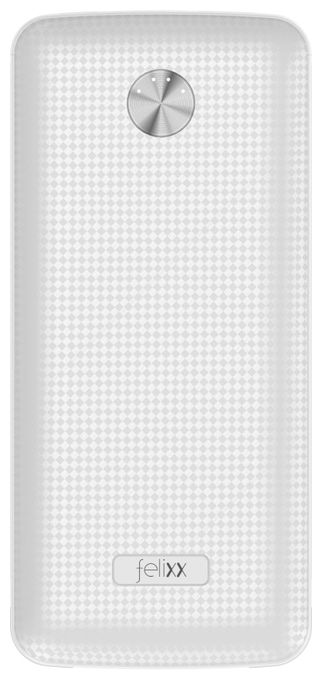 20000 mAh Powerbank USB Typ-A  Carbon 20 (Weiß) 
