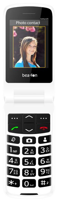 4G Smartphone 6,1 cm (2.4 Zoll 1,3 MP Single SIM  SL605pro LTE (Schwarz, Rot) 