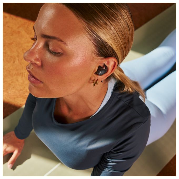 In-Ear Bluetooth Kopfhörer kabellos 7 h Laufzeit IPX4  Powerbeats Fit (Schwarz) 