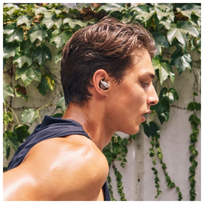 In-Ear Bluetooth Kopfhörer kabellos 7 h Laufzeit IPX4  Powerbeats Fit (Grau) 