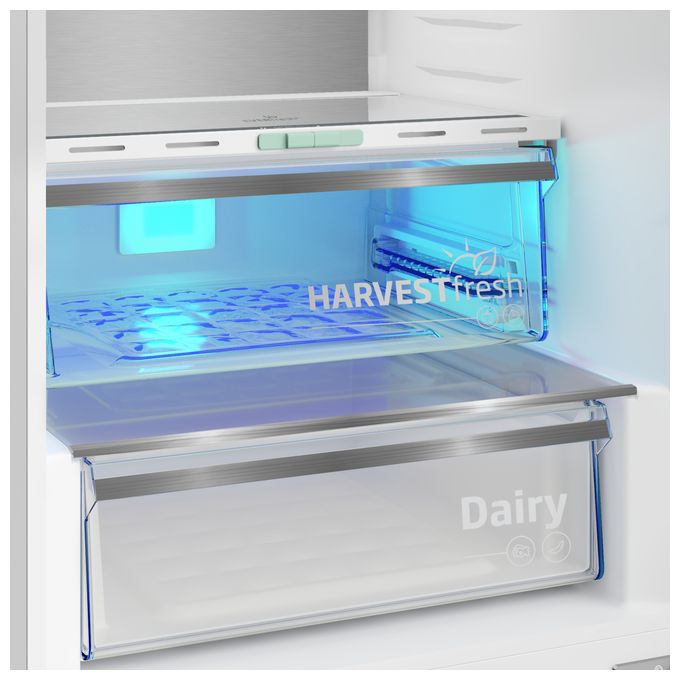 210 l / 106 l Kühl-Gefrierkombi freistehend NoFrost 165 kWh Jahr  B5RCNA366LXBRW (Edelstahl) 