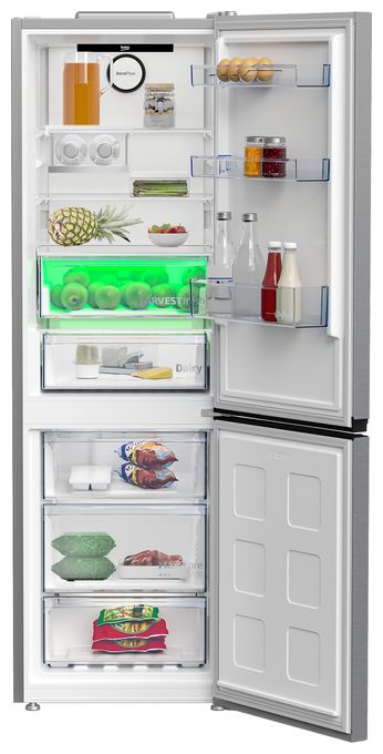 210 l / 106 l Kühl-Gefrierkombi freistehend NoFrost 165 kWh Jahr  B5RCNE366HXB (Metallisch) 
