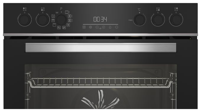 Herdset groß AutoClean SteamShine mit Induktions Kochfeld BBUM13340XMPEF 