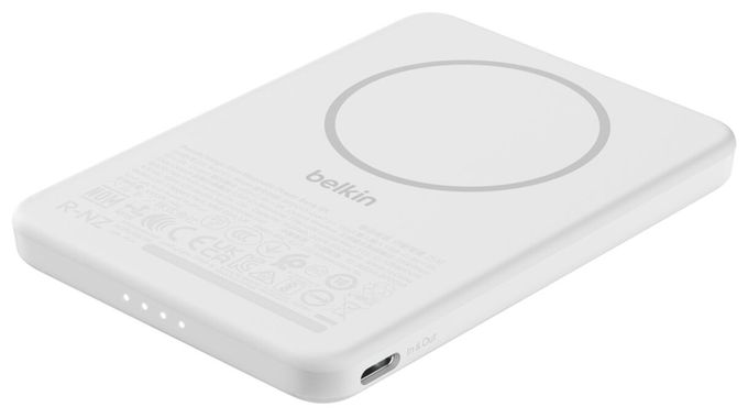 5000 mAh Powerbank USB Typ-C Kabelloses Laden  BoostCharge BPD010 (Weiß) 