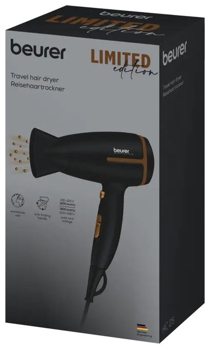 Haartrockner 1600 W  HC25 Limited Edition (Schwarz) 