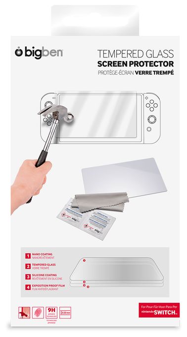 Nintendo Switch Switch  Tempered Glass Screen Protector (Transparent) 
