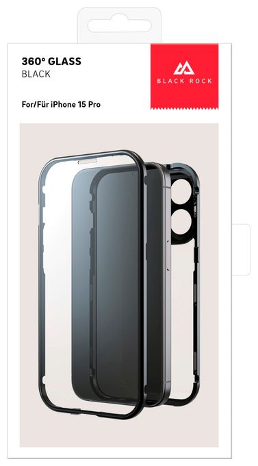 Rückseiten-/Bildschirmschutz Metall, Kunststoff, Gehärtetes Glas 9H für  Apple iPhone 15 Pro Kratzresistent 221269 