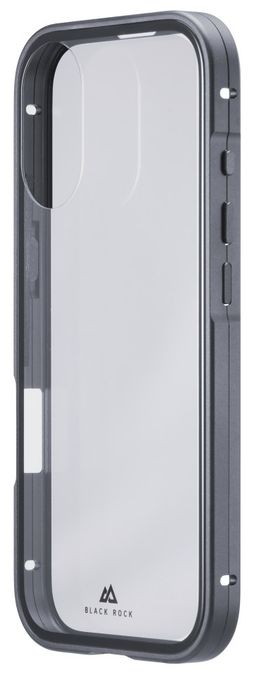 Cover für Apple iPhone 17 (Schwarz, Transparent) 360° Glass 