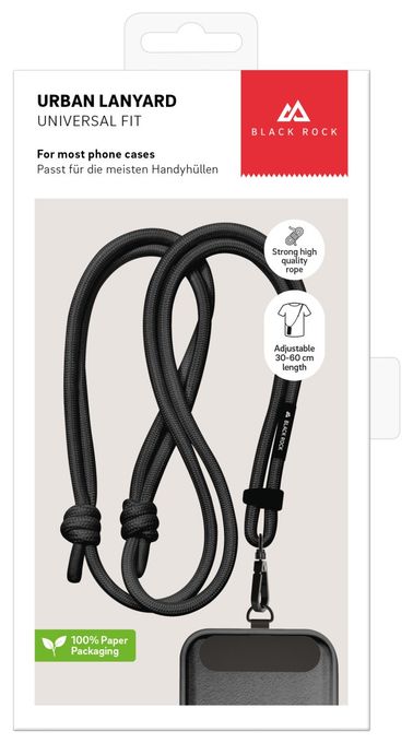Umhängegurt für Universal  Universal Lanyard Case (Schwarz) 