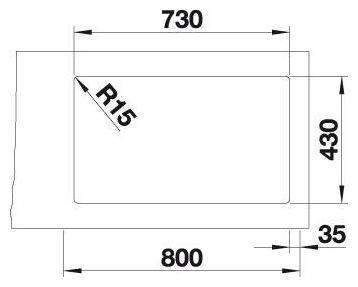 ETAGON 700-IF, Edelstahl Seidenglanz, ohne Ablauffernbedienung, mit Zubehör, keine Beckenlage, 800 mm Untermaß 