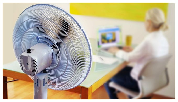 Ventilator Stand neigbar 40 dB  ASF701 (Schwarz, Weiß) 