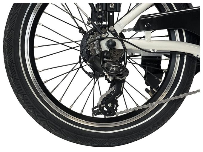 50,8 cm (20") 250 W E-Bike 7,8 Ah  Berta (Schwarz, Weiß) 