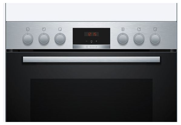 Herdset groß AutoClean mit 60 cm Glaskeramik Kochfeld HND411LR63 (HEA513BR3 + NKN645GA2E) 