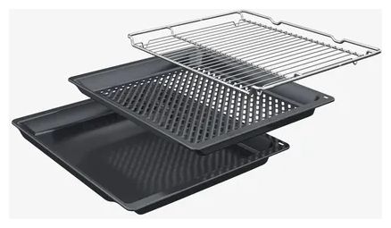 Herdset groß AutoClean mit 60 cm Induktions Kochfeld HND675LS62 (HEG578BB4 + NIF645CB5E) 