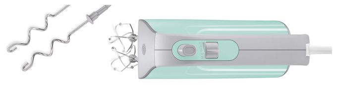 Handmixer 500 W 5 Stufen  MFQ40302 Styline Colour (Grün, Weiß) 
