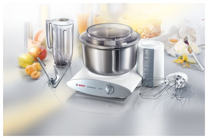 1000 W Küchenmaschine 2 l  MUM6N21 (Edelstahl, Weiß) 