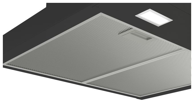 Abluft Dunstabzugshaube/Esse Wand 60 cm (Schwarz) Serie 2 DWB66BC60 