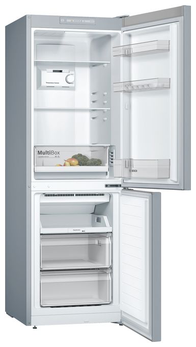 193 l / 89 l Kühl-Gefrierkombi freistehend 237 kWh Jahr  Serie 2 KGN33NLEB (Edelstahl) 