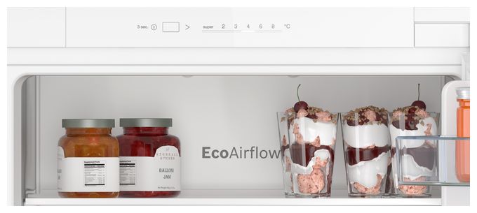165 l 102,5 cm Einbaukühlschrank EEK: E 96 kWh Jahr Serie 2 KIR31NSE0 Schlepptür 